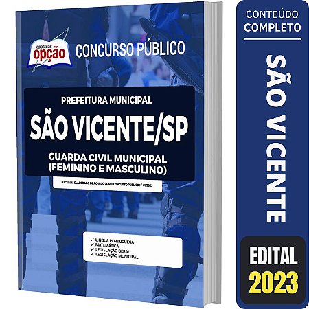 Apostila Concurso São Vicente Sp - Guarda Civil Municipal