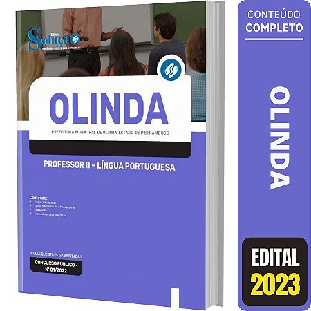 Apostila Concurso Olinda PE - Professor 2 – Língua Portuguesa