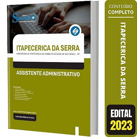 Apostila Itapecerica da Serra SP - Assistente Administrativo