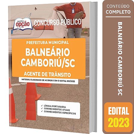 Apostila Balneário Camboriú SC - Agente de Trânsito