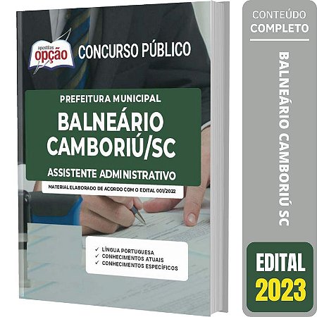 Apostila Balneário Camboriú SC - Assistente Administrativo