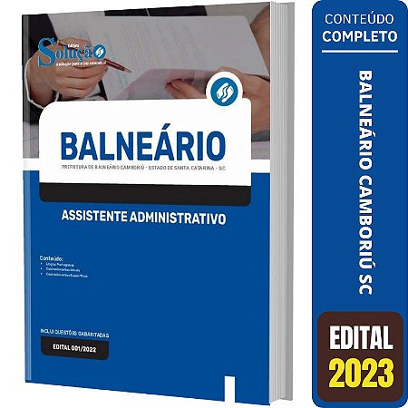 Apostila Balneário Camboriú SC Assistente Administrativo