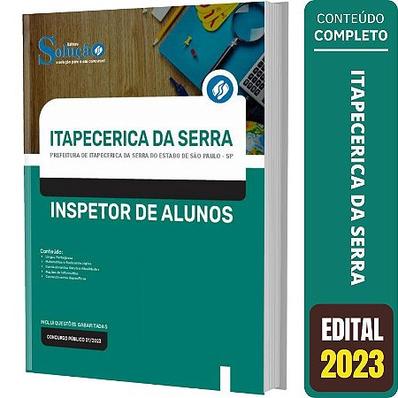 Apostila Itapecerica da Serra SP - Inspetor de Alunos