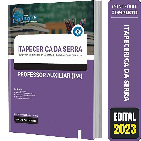 Apostila Itapecerica da Serra SP - Professor Auxiliar