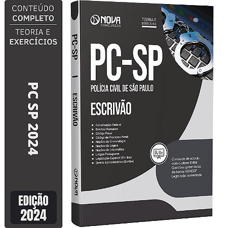 Apostila PC SP - Escrivão de Polícia (Nova Concursos)