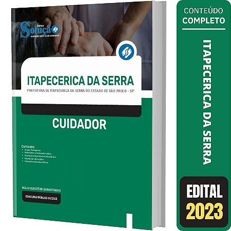 Apostila Prefeitura Itapecerica da Serra SP - Cuidador