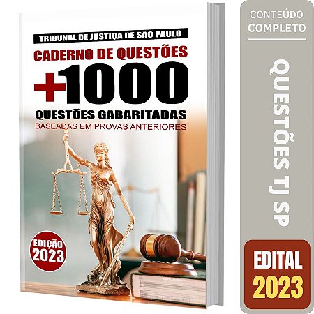 Caderno De Testes Tj Sp - Tribunal Justiça De São Paulo