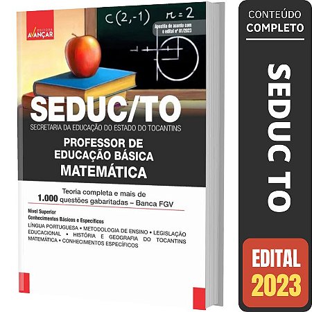 Apostila SEDUC TO - Professor Educação Básica - Matemática