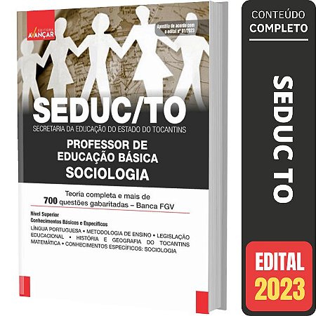 Apostila SEDUC TO - Professor de Educação Básica Sociologia