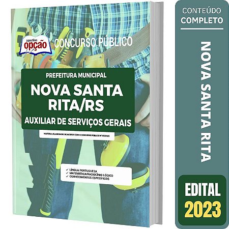 Apostila Nova Santa Rita RS - Auxiliar de Serviços Gerais