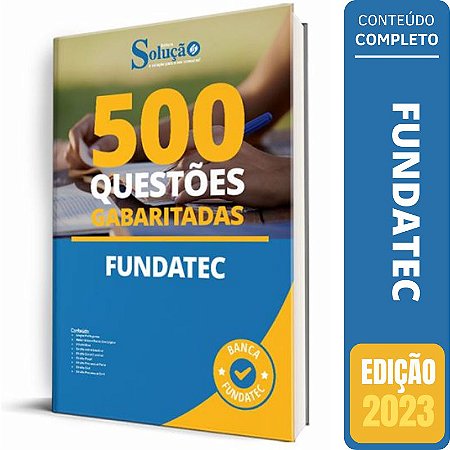 Caderno de Questões FUNDATEC
