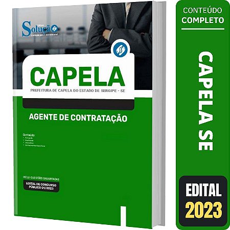 Apostila Concurso Capela SE - Agente de Contratação