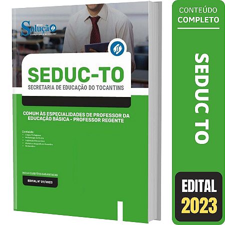Apostila Concurso SEDUC TO - Comum PEB - Professor Regente