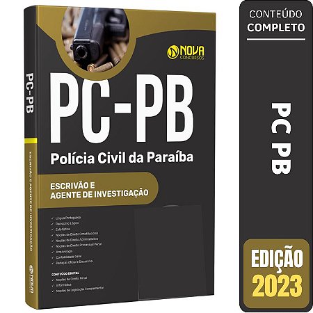 Apostila Concurso PC PB - Escrivão e Agente de Investigação