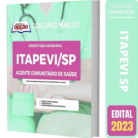 Apostila Itapevi SP - Agente Comunitário de Saúde
