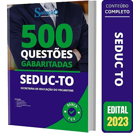 Caderno de Questões SEDUC TO - Questões Gabaritadas