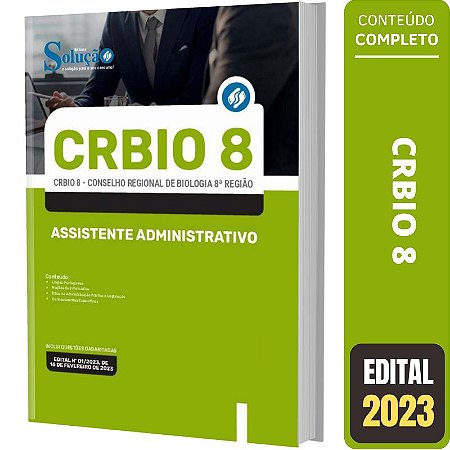 Apostila CRBio 8 - Assistente Administrativo