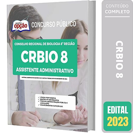 Apostila CRBio 8 - Assistente Administrativo