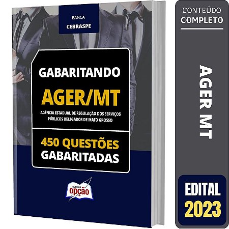 Caderno de Testes AGER-MT - Questões Gabaritadas