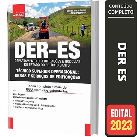 Apostila Concurso DER ES - Obras e Serviços de Edificações