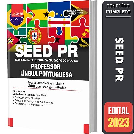 Apostila Concurso Seed Pr - Professor Língua Portuguesa