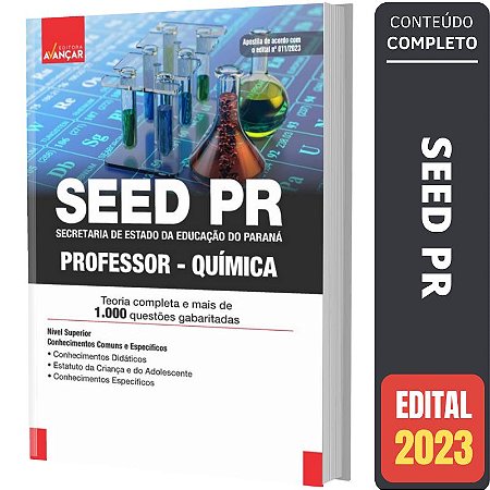 Apostila Concurso Seed Pr - Professor De Química