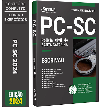 Apostila Concurso PC SC - Escrivão de Polícia