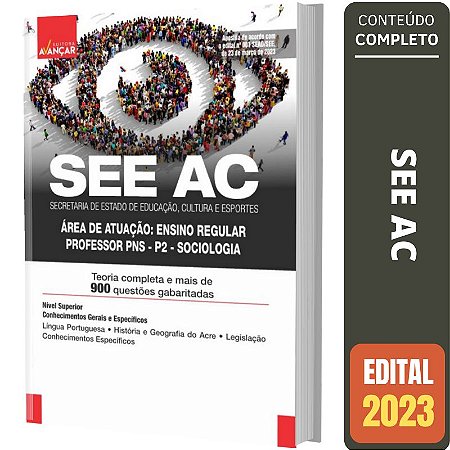 Apostila Concurso SEE AC - Professor PNS - P2 - SOCIOLOGIA