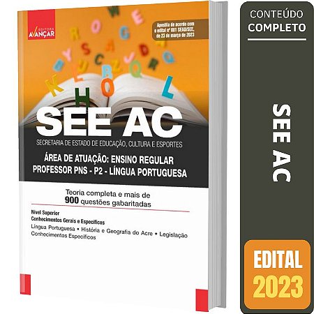 Apostila SEE AC - Professor PNS - P2 - LÍNGUA PORTUGUESA
