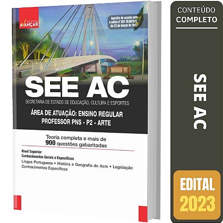 Apostila Concurso SEE AC - Professor PNS - P2 - Arte