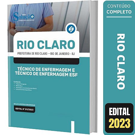 Apostila Prefeotira Rio Claro RJ - Técnico de Enfermagem