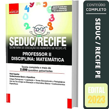 Apostila Seduc Sme Recife -professor 2 - Matemática
