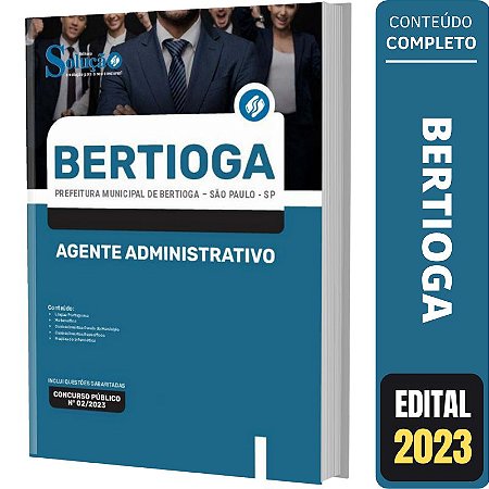 Apostila Prefeitura Bertioga SP - Agente Administrativo