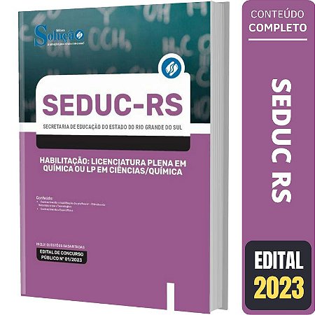 Apostila SEDUC RS - Licenciatura Plena em Química