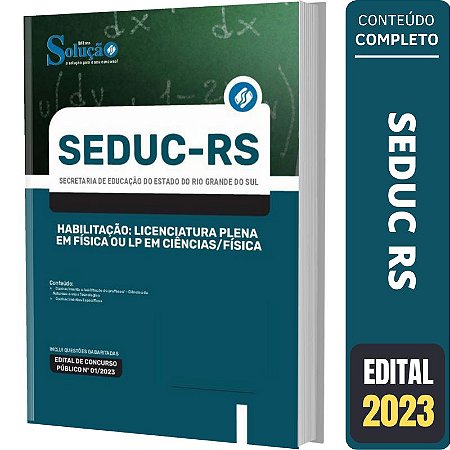 Apostila SEDUC RS - Licenciatura Plena em Física