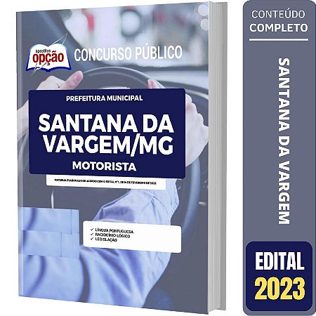 Apostila Prefeitura Santana da Vargem MG - Motorista