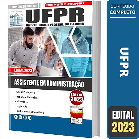 Apostila Concurso Ufpr - Assistente Em Administração