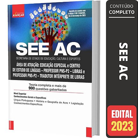 Apostila Concurso SEE AC - Tradutor Intérprete de Libras