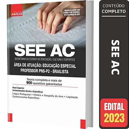 Apostila Concurso SEE AC - Professor PNS - P2 - BRAILISTA