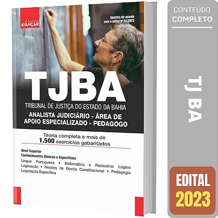 Apostila Concurso Tj Ba - Analista Especializado Pedagogo