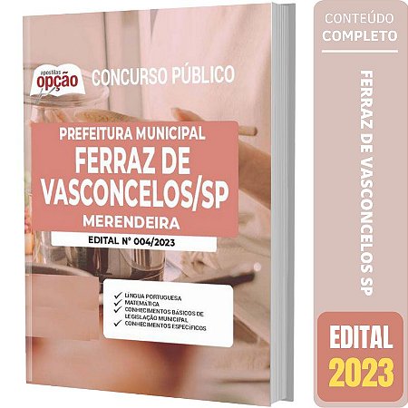 Apostila Ferraz de Vasconcelos SP - Merendeira