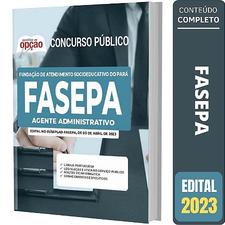 Apostila Concurso FASEPA - Agente Administrativo