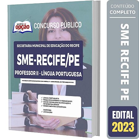 Apostila SME Recife PE - Professor 2 - Língua Portuguesa