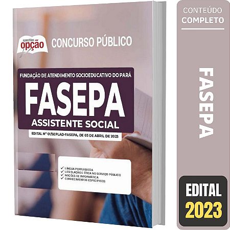 Apostila Concurso FASEPA - Assistente Social