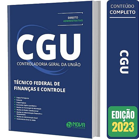 Apostila Técnico De Finanças E Controle Concurso Cgu