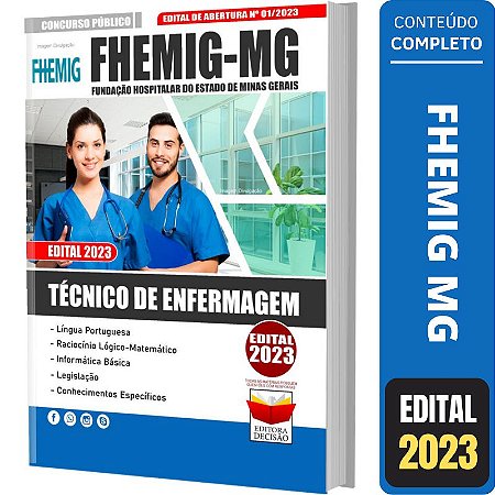 Apostila Concurso Fhemig Mg - Técnico De Enfermagem