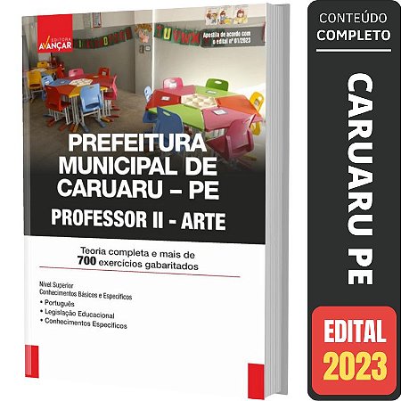 Apostila Concurso Caruaru PE - PROFESSOR 2 - ARTE