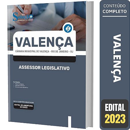 Apostila Câmara Valença RJ - Assessor Legislativo