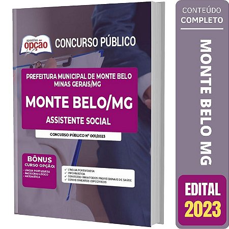 Apostila Monte Belo MG - Assistente Social