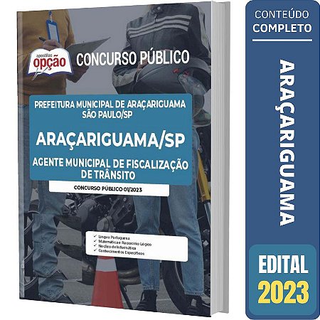 Apostila Araçariguama SP - Agente Municipal de Fiscalização